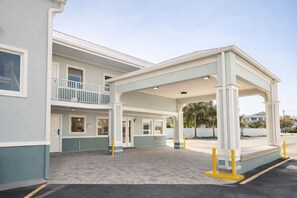 Majoituspaikan julkisivu