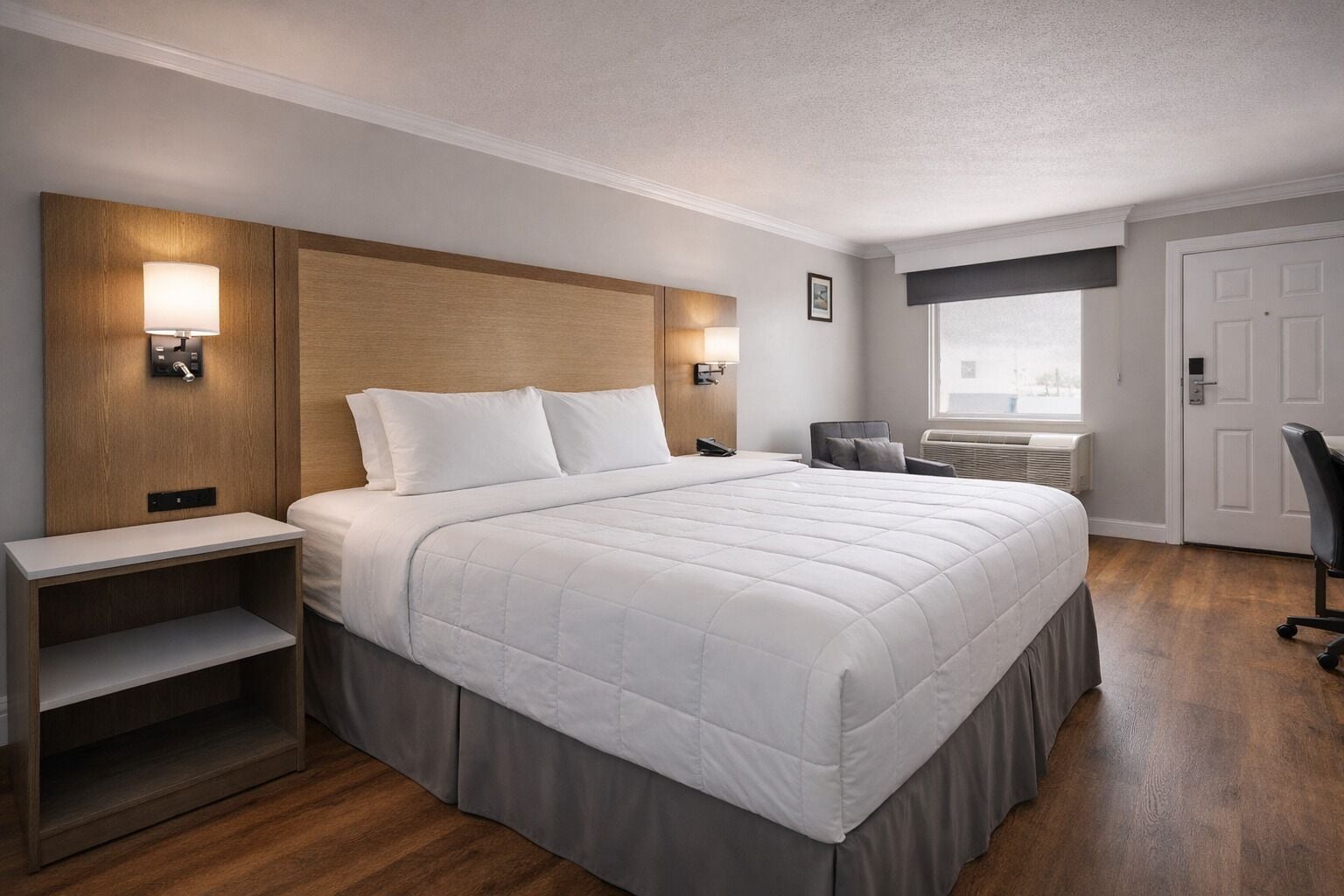 ルーム キングベッド 1 台 禁煙 | デスク、アイロン / アイロン台、WiFi (無料)、ベッドシーツ