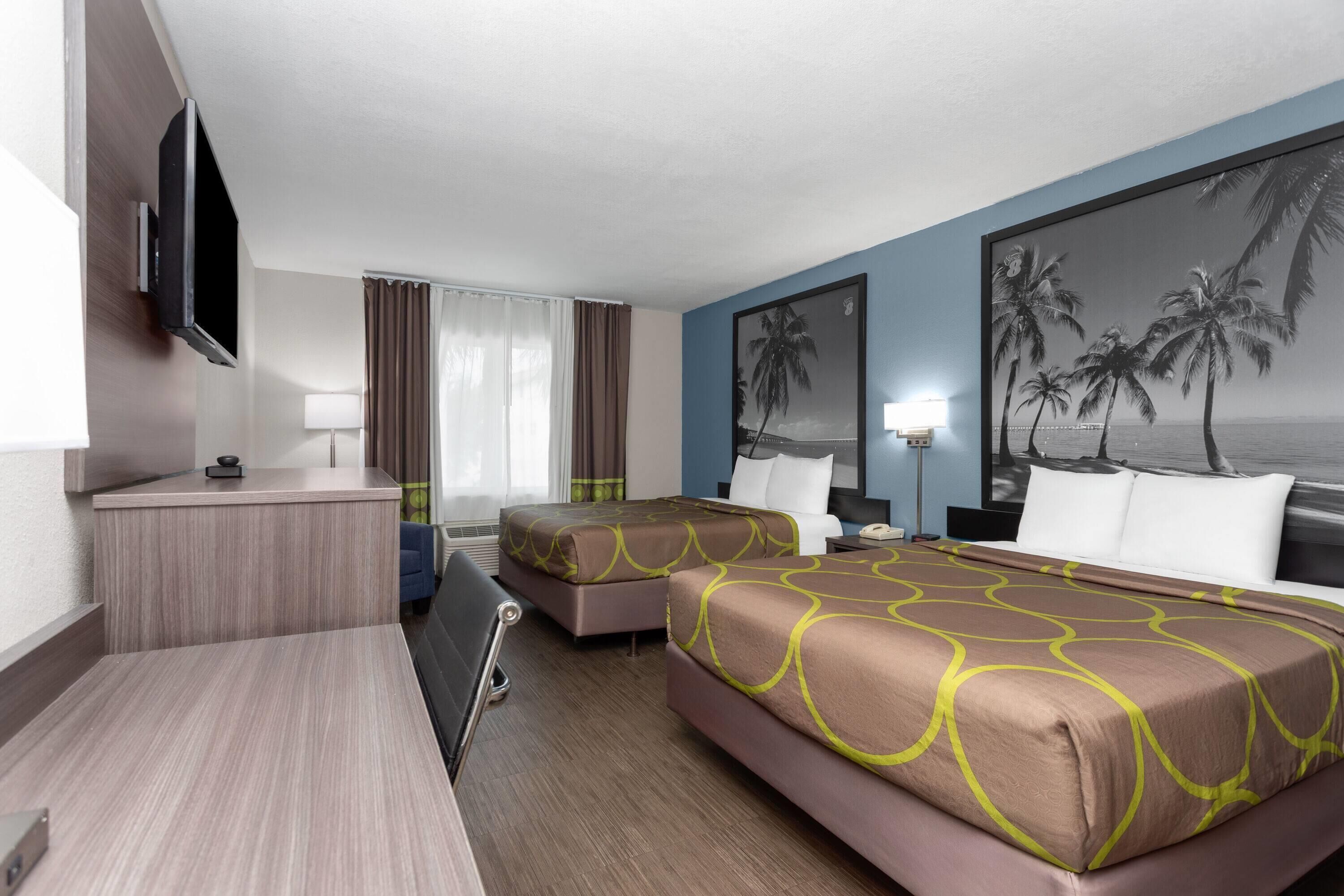 Studio Suite, 2 Queen Beds, Non Smoking | Desk, iron/ironing board, free cribs/infant beds, rollaway beds