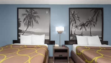 Studio Suite, 2 Queen Beds, Non Smoking | Desk, iron/ironing board, free cribs/infant beds, rollaway beds