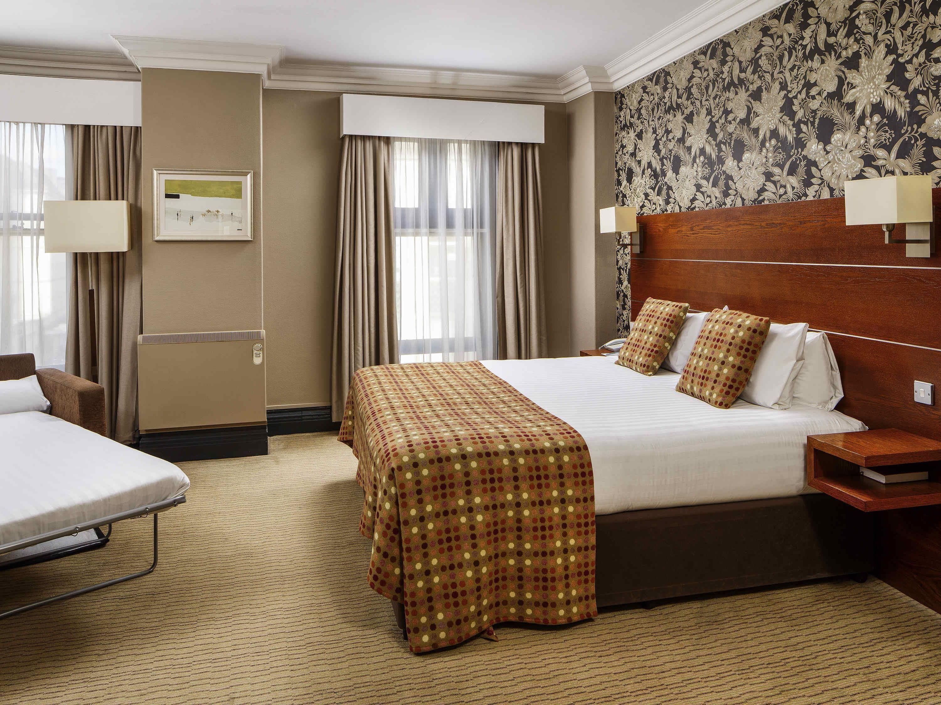 Egyptian cotton sheets, premium bedding, down duvets, memory-foam beds