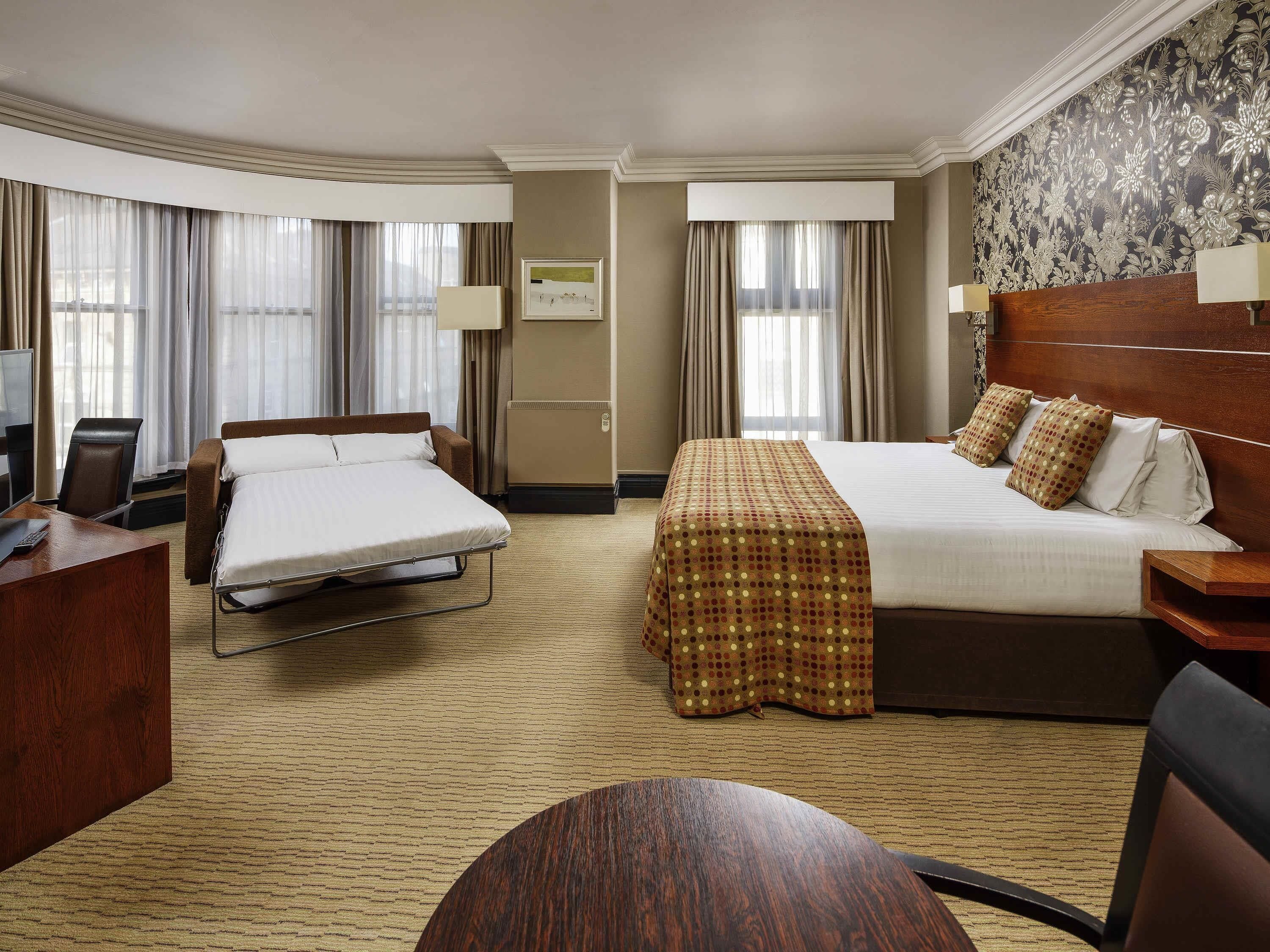 Klassieke tweepersoonskamer, 1 tweepersoonsbed met slaapbank | Lakens van Egyptisch katoen, luxe beddengoed, donsdekens