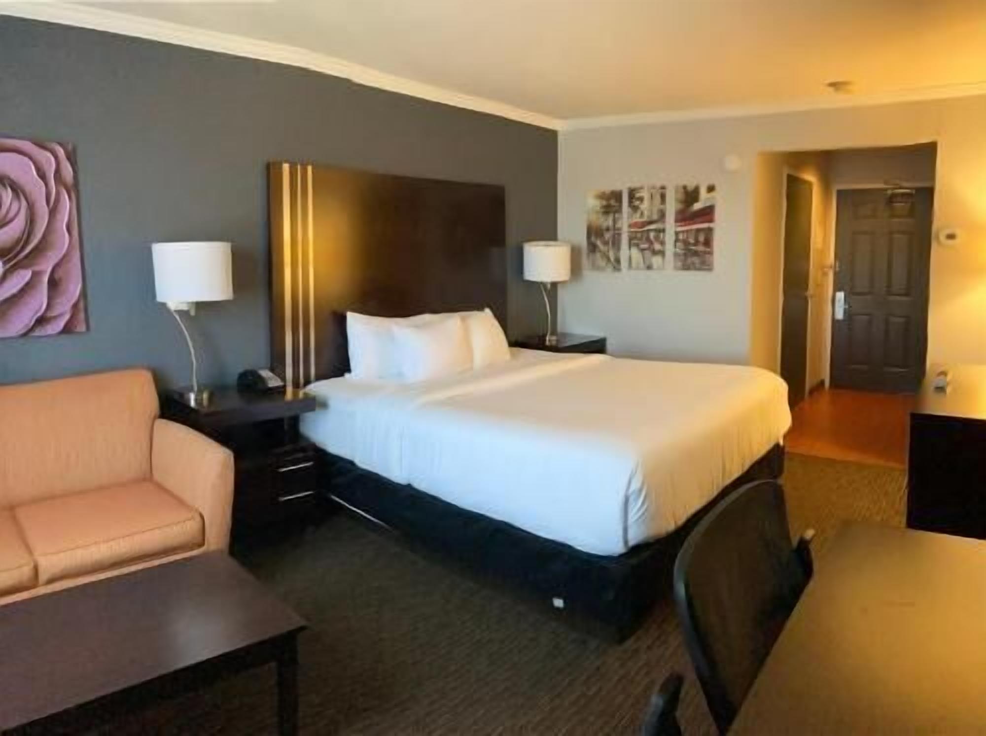 Premium bedding, pillow-top beds, desk, iron/ironing board