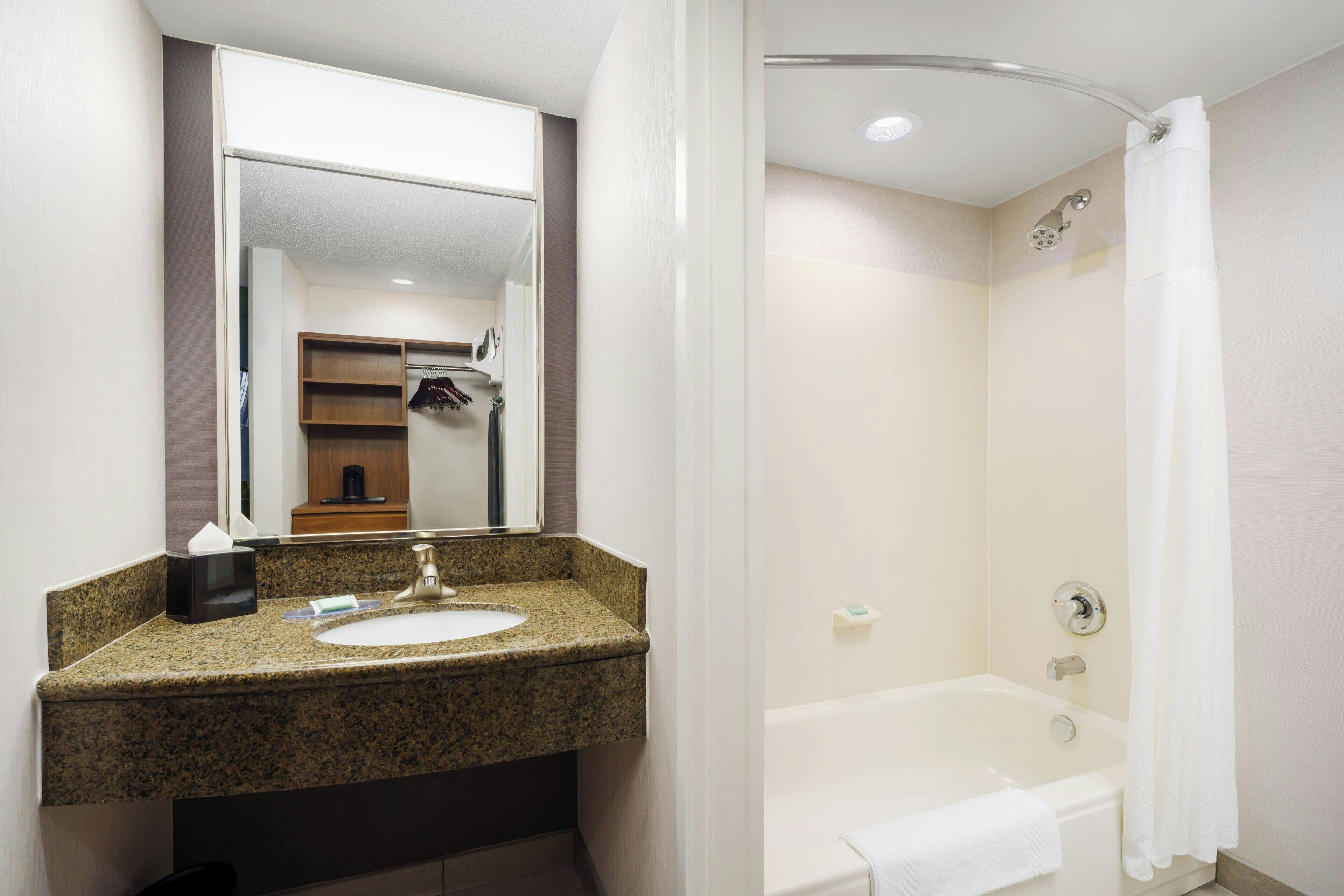 Free toiletries, hair dryer, towels, soap