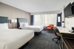 Premium bedding, pillowtop beds, in-room safe, desk
