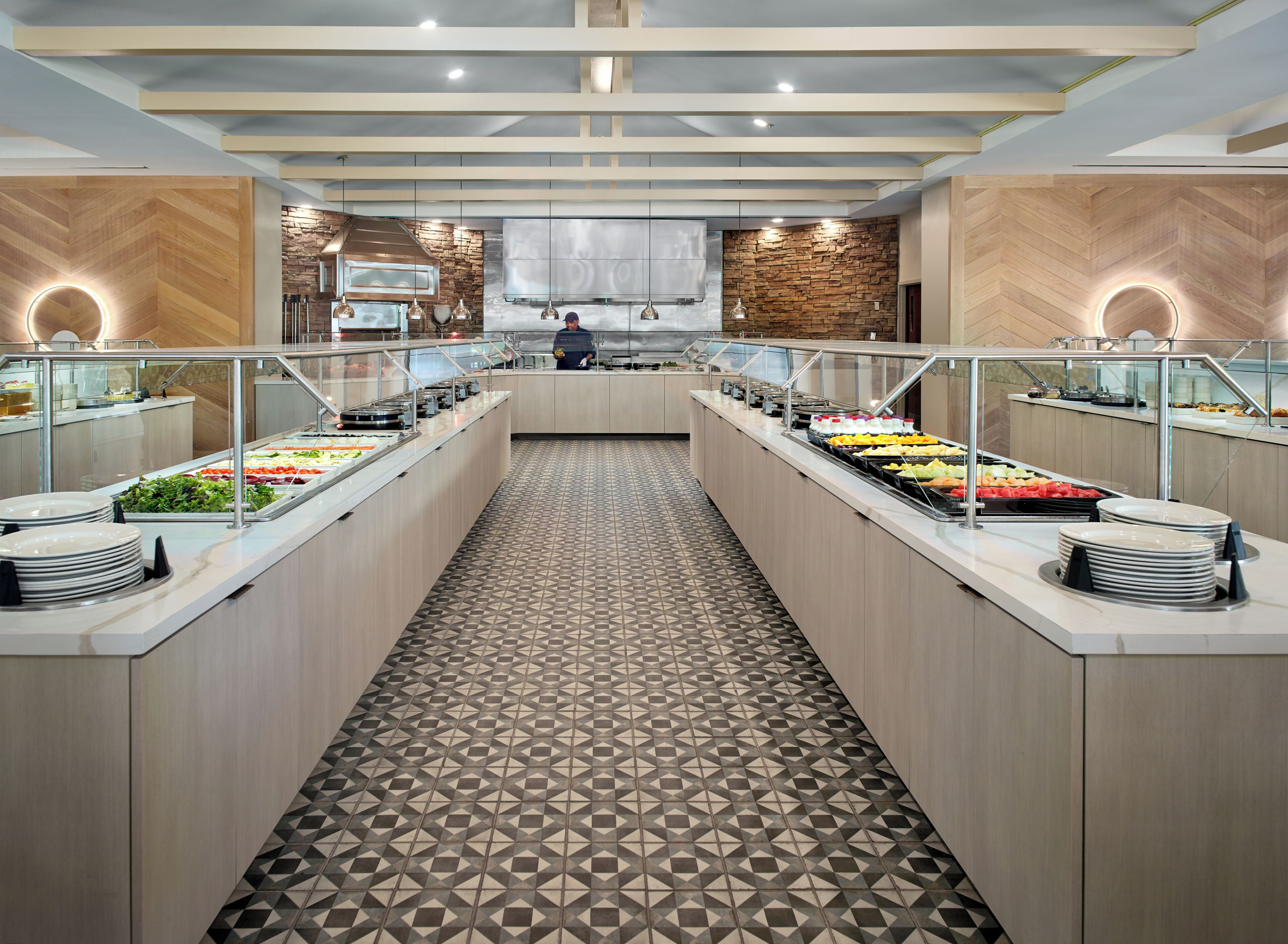Daily buffet breakfast for a fee