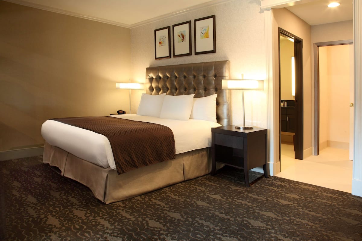 Suite | Hypo-allergenic bedding, down comforters, minibar, in-room safe