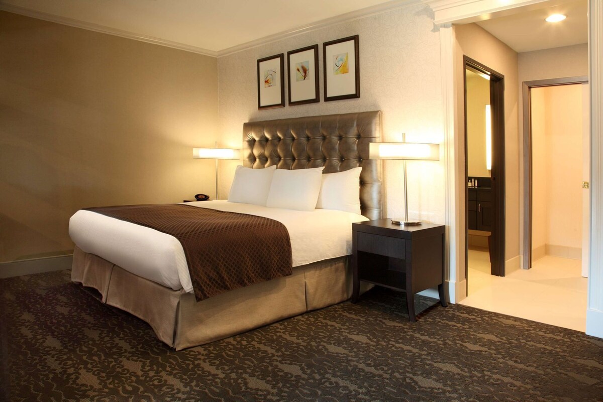 Ropa de cama hipoalergénica, edredón y minibar