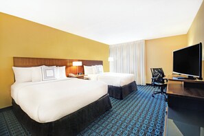 In-room safe, desk, laptop workspace, iron/ironing board