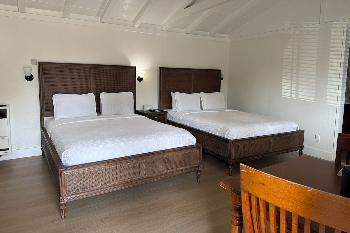 Stuga - 2 queensize-sängar | Strykjärn/strykbräda och sängkläder