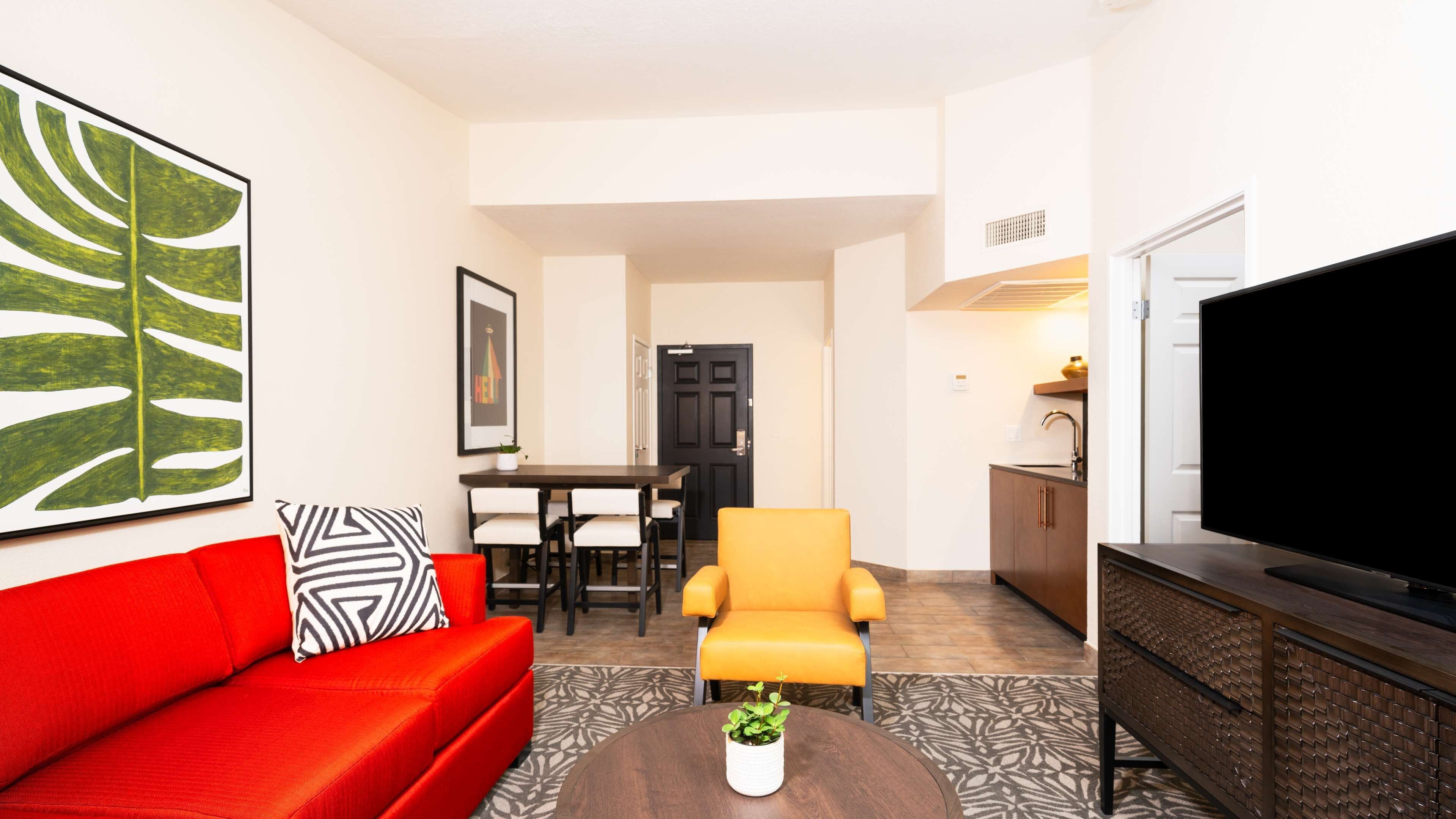 55-inch TV with cable channels