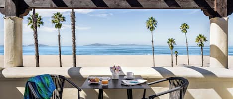 Room, 2 Queen Beds, Ocean View | In-room safe, laptop workspace, blackout drapes, iron/ironing board