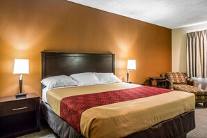Blackout drapes, iron/ironing board, rollaway beds, free WiFi