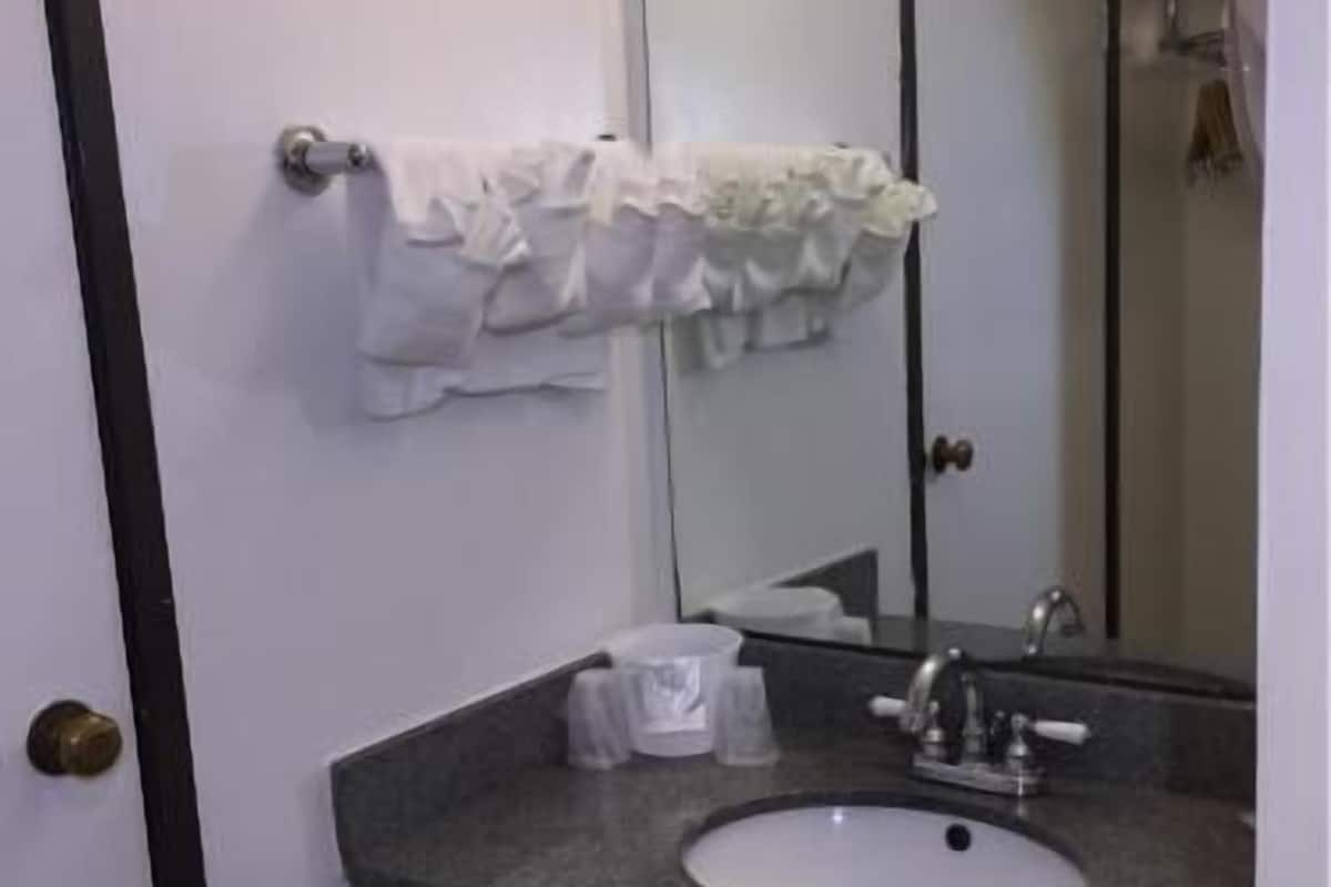 Bathroom | Combined shower/tub, hydromassage showerhead, free toiletries