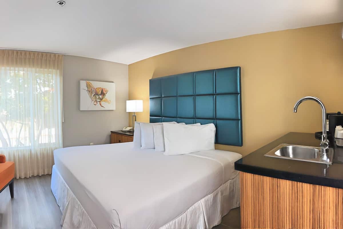 Classic Room, 1 King Bed (Wet Bar) | Hypo-allergenic bedding, pillowtop beds, in-room safe, desk