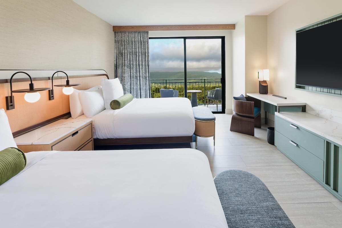 Premium bedding, down comforters, pillowtop beds, in-room safe