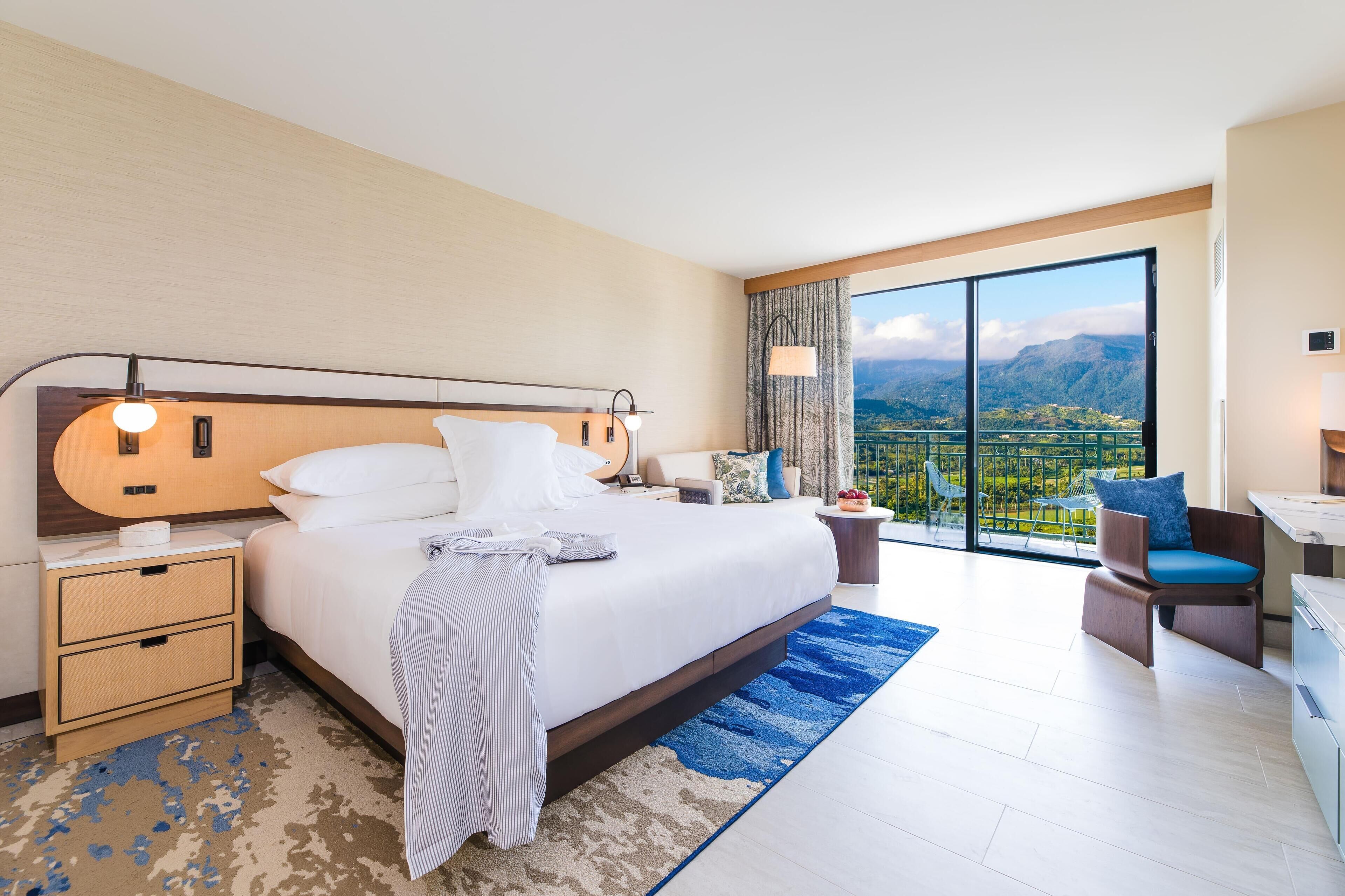 Premium bedding, down duvets, pillow-top beds, in-room safe