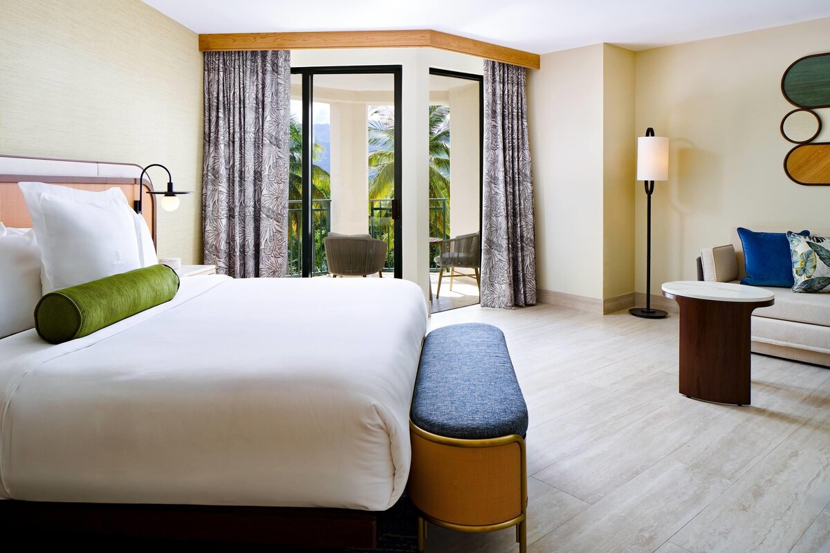 Premium bedding, down duvets, pillow-top beds, in-room safe