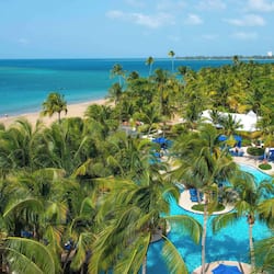 4 piscinas al aire libre, camas de piscina con cargo, sombrillas