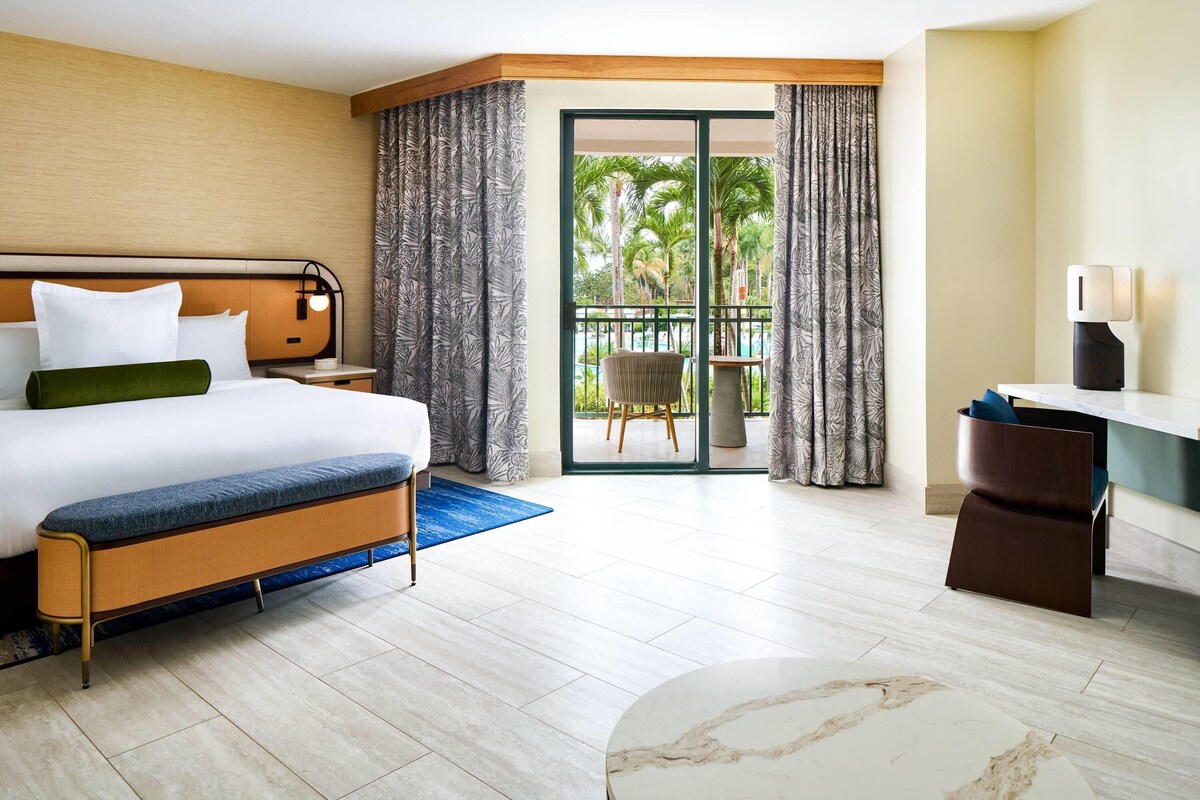 Premium bedding, down duvets, pillow-top beds, in-room safe