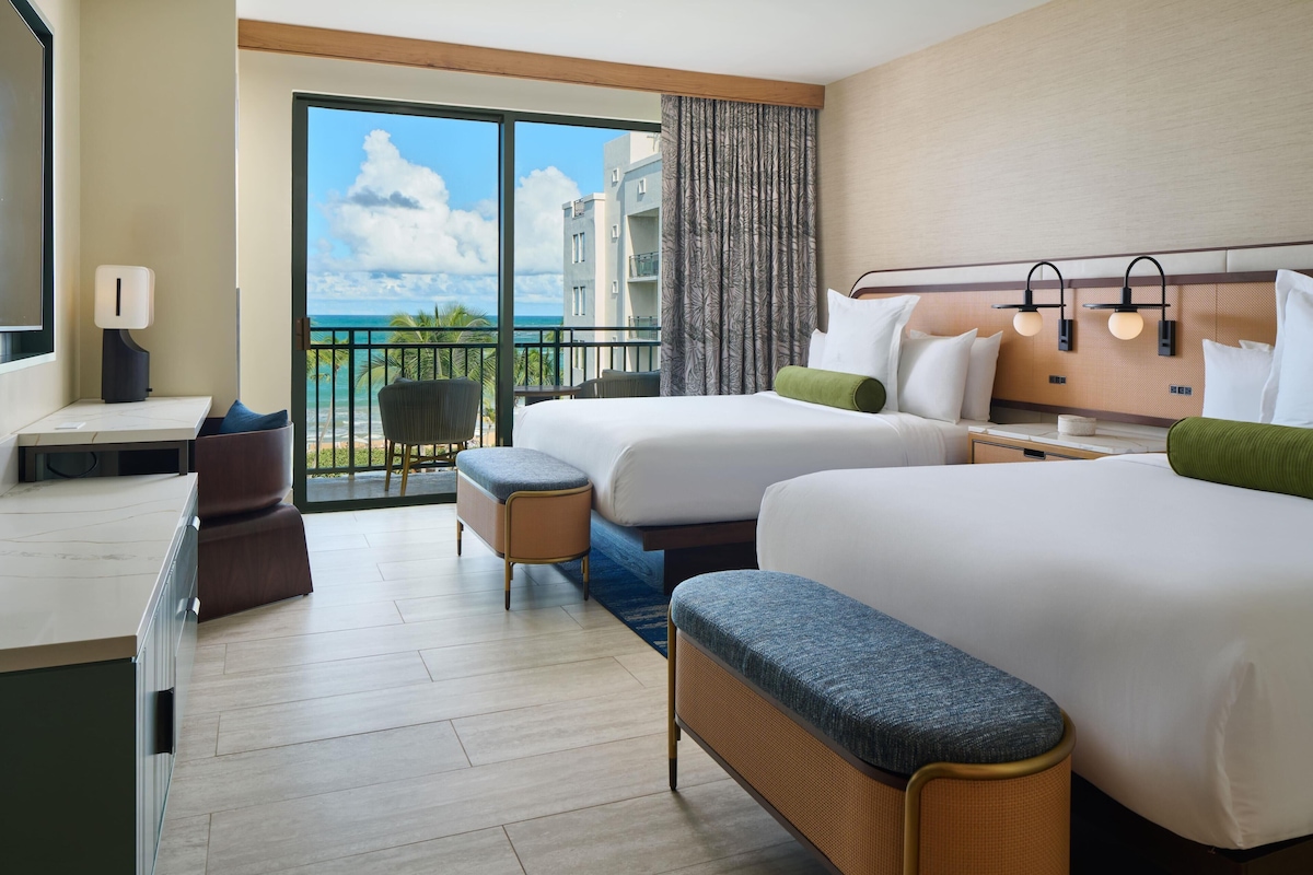 Premium bedding, down comforters, pillowtop beds, in-room safe