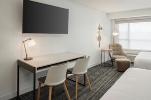 Standard Studio, 2 Queen Beds, Lake View | Desk, laptop workspace, blackout drapes, iron/ironing board