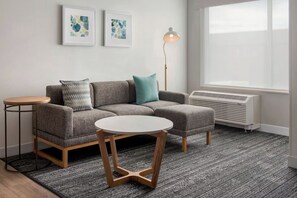 Basic Room | Desk, laptop workspace, blackout drapes, iron/ironing board