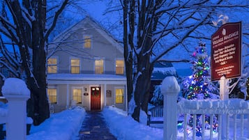 Front of property – evening/night