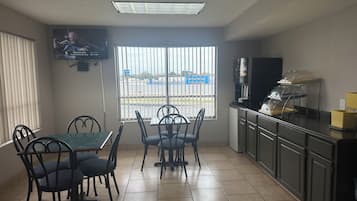 Free daily on-the-go breakfast