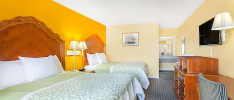 Desk, iron/ironing board, rollaway beds, free WiFi