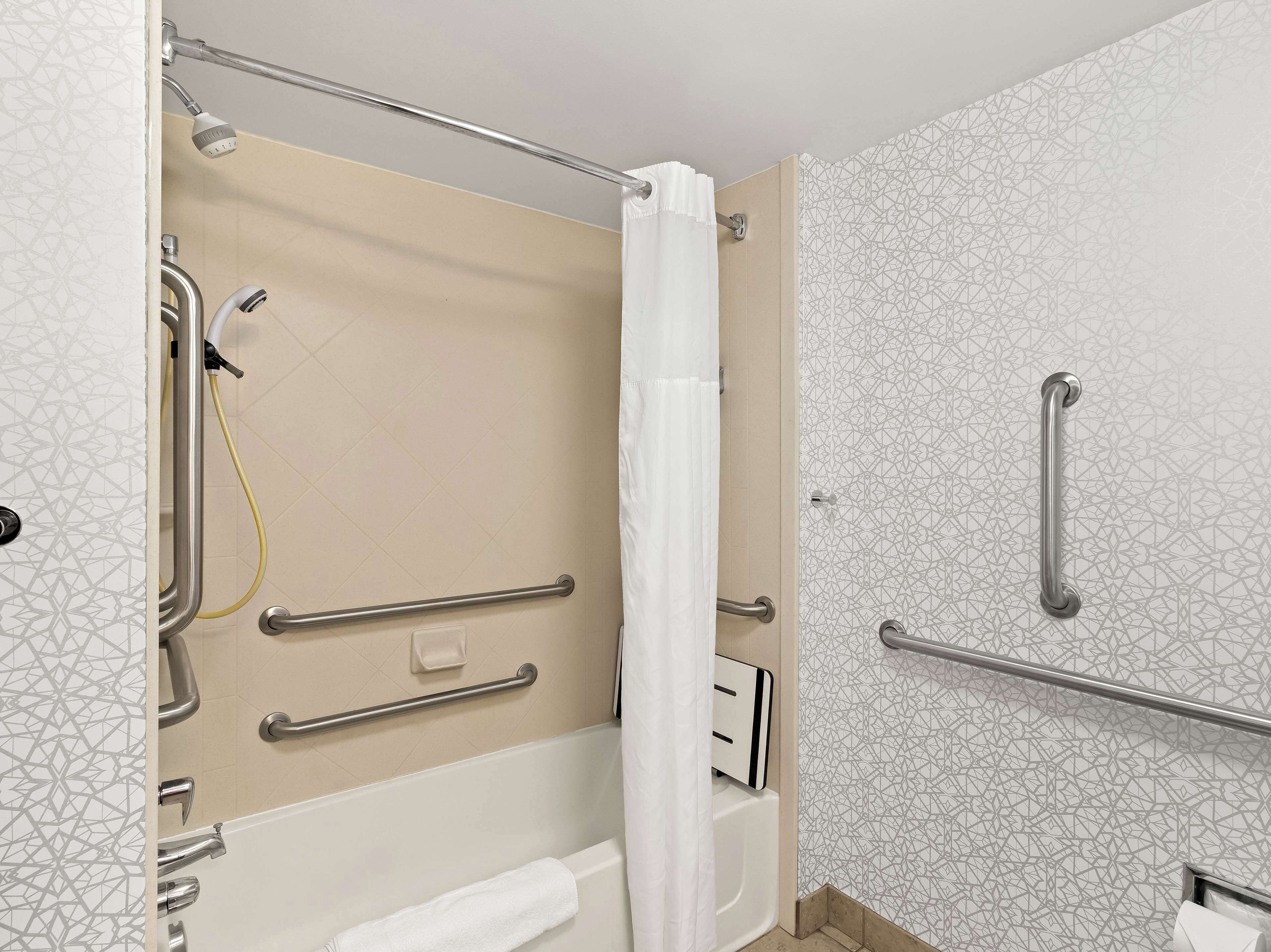 room, 2 queen beds, accessible, non smoking | bathroom | hair dryer