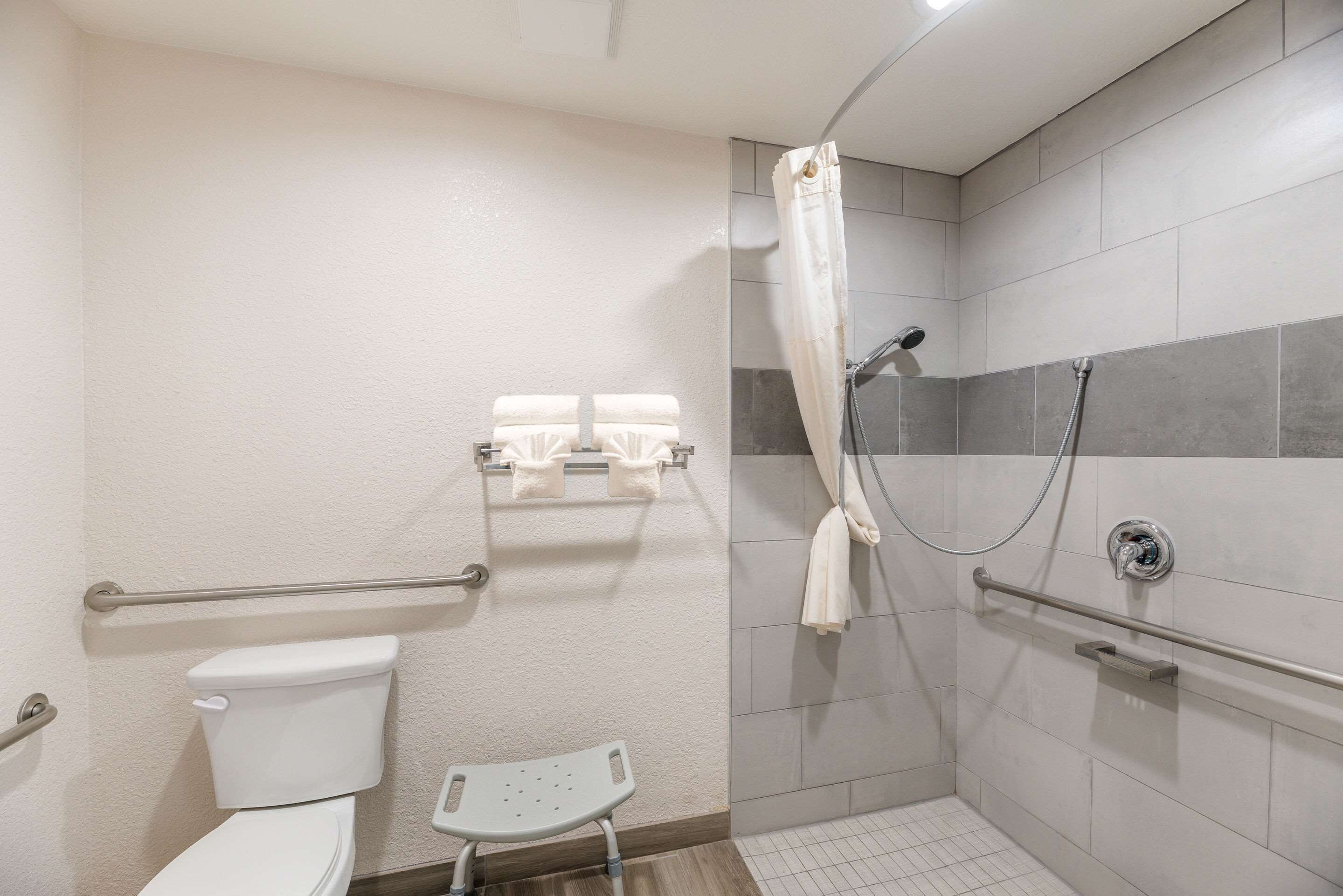 desk, blackout curtains, iron/ironing board, free cots/infant beds