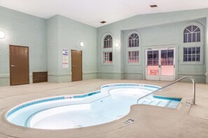 Indoor pool, pool umbrellas