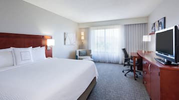 In-room safe, desk, laptop workspace, iron/ironing board