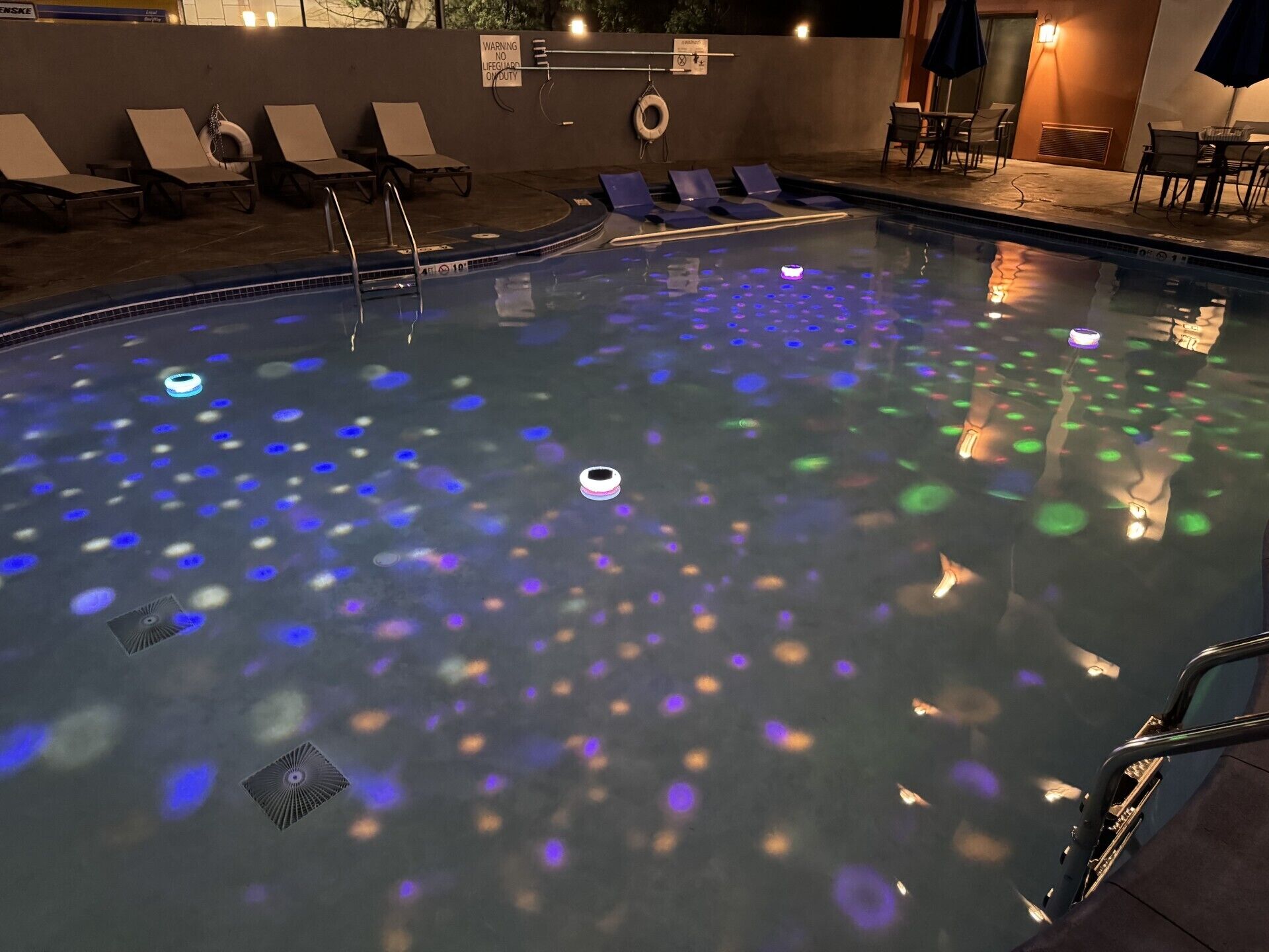 Alberca al aire libre por temporada 