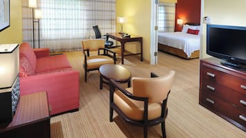 Memory foam beds, in-room safe, desk, iron/ironing board