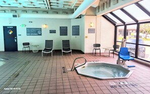 Indoor pool, seasonal outdoor pool