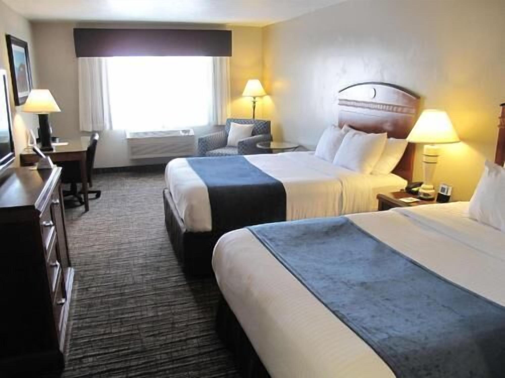 Pillow-top beds, in-room safe, desk, iron/ironing board