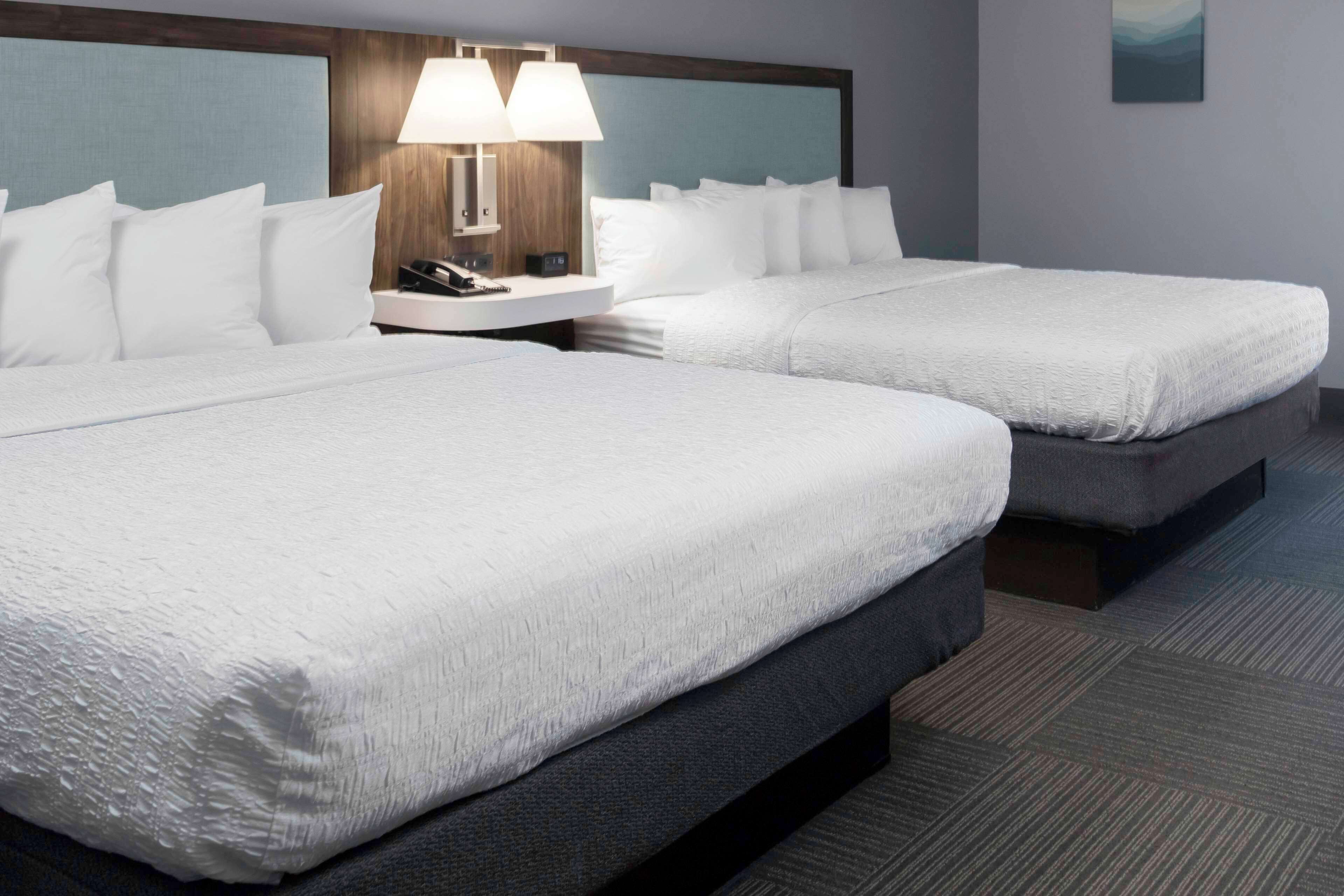 two queen beds non smoking | in-room safe, iron/ironing board, free cots/infant beds, free wifi