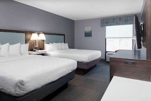 Two queen beds non smoking | In-room safe, iron/ironing board, free cribs/infant beds, free WiFi