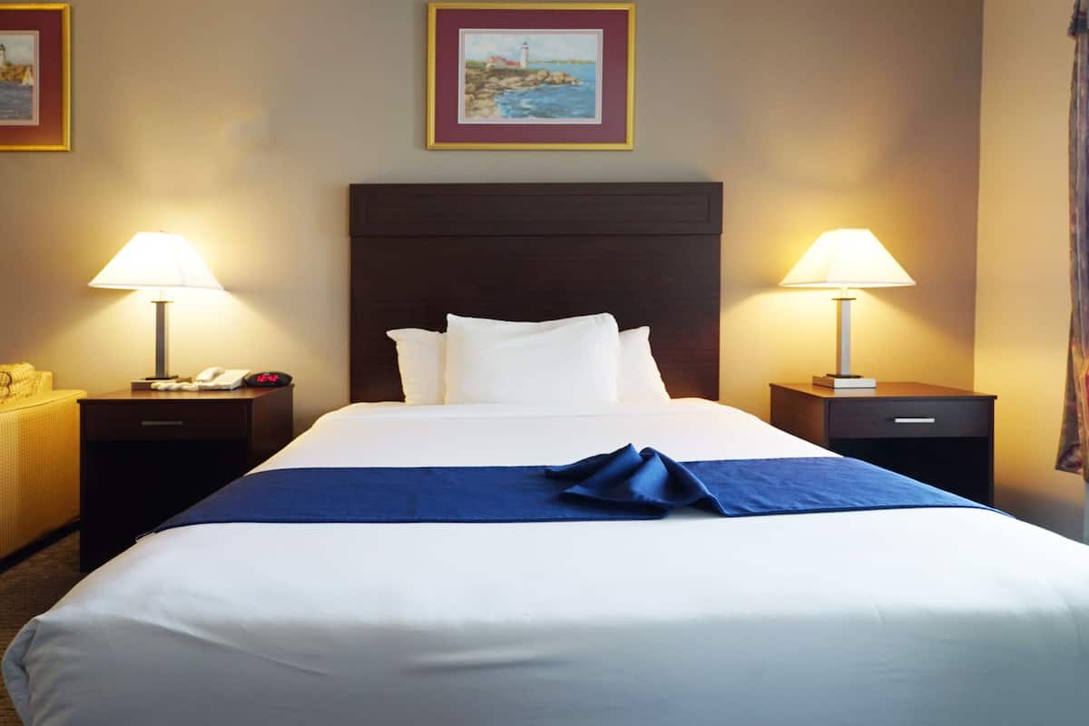 Queen Room | 1 bedroom, desk, iron/ironing board, free WiFi