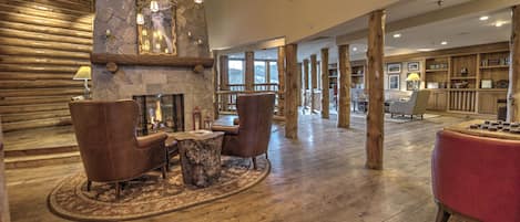Sala de estar en el lobby