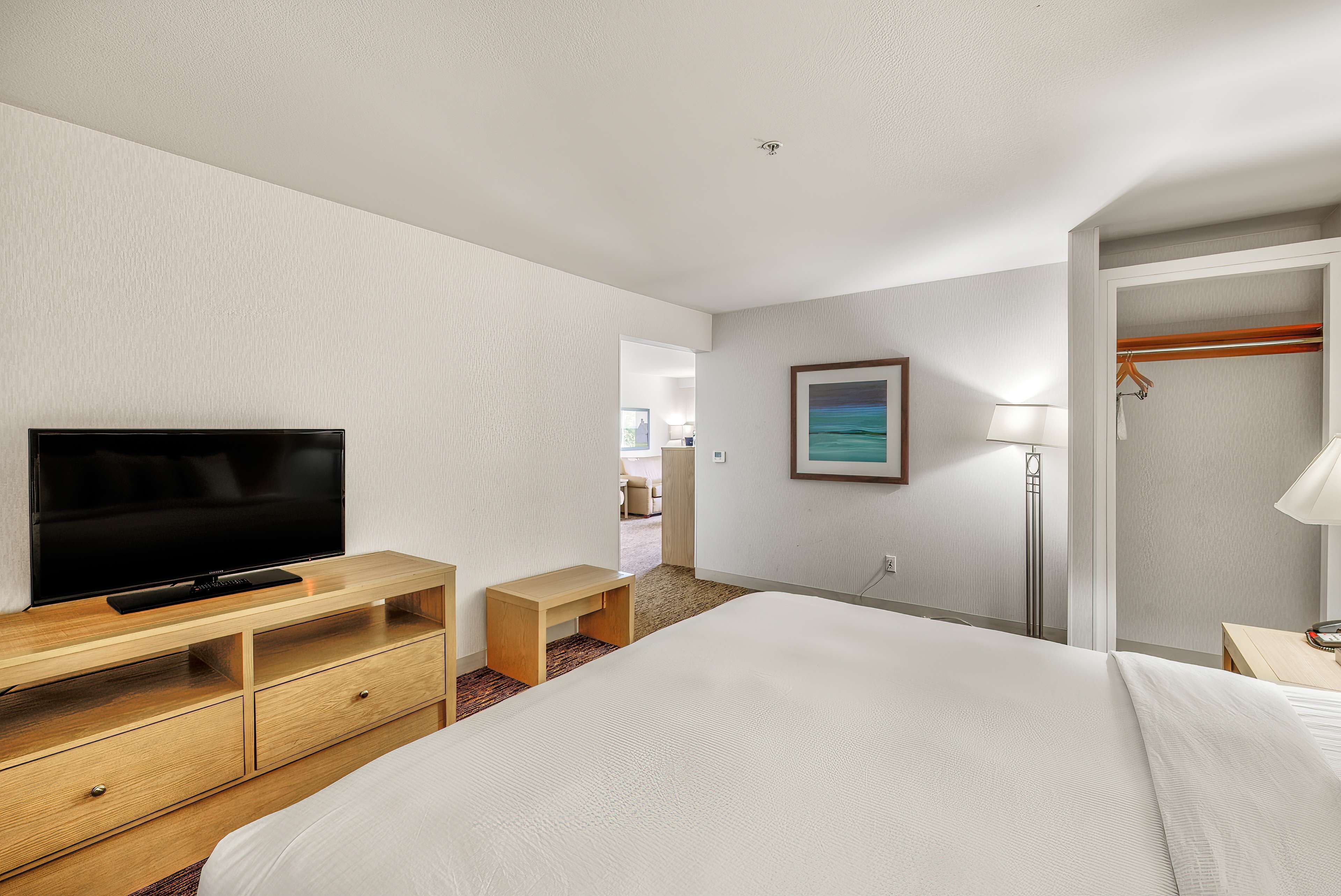 room, 1 king bed, accessible | living area | 39-inch lcd tv with cable channels, tv, ipod dock