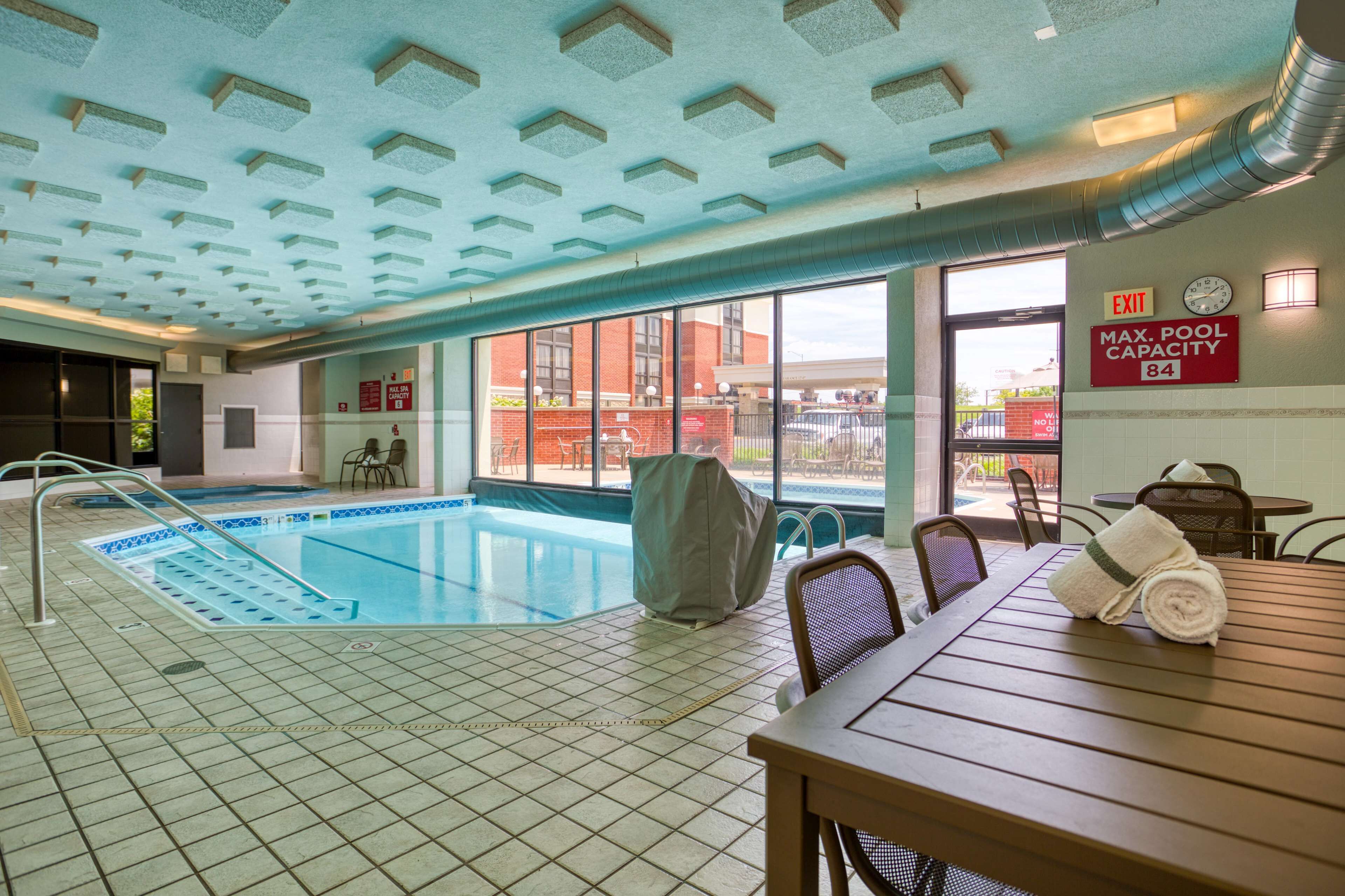 indoor pool, outdoor pool