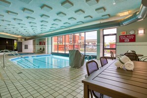 Indoor pool, outdoor pool