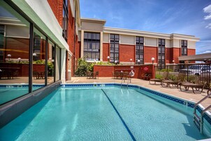Indoor pool, outdoor pool