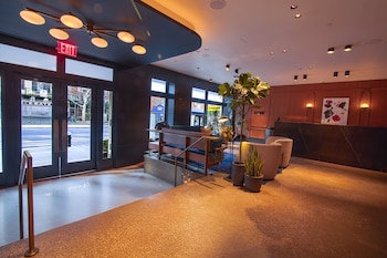 Reception area at The Frederick Hotel