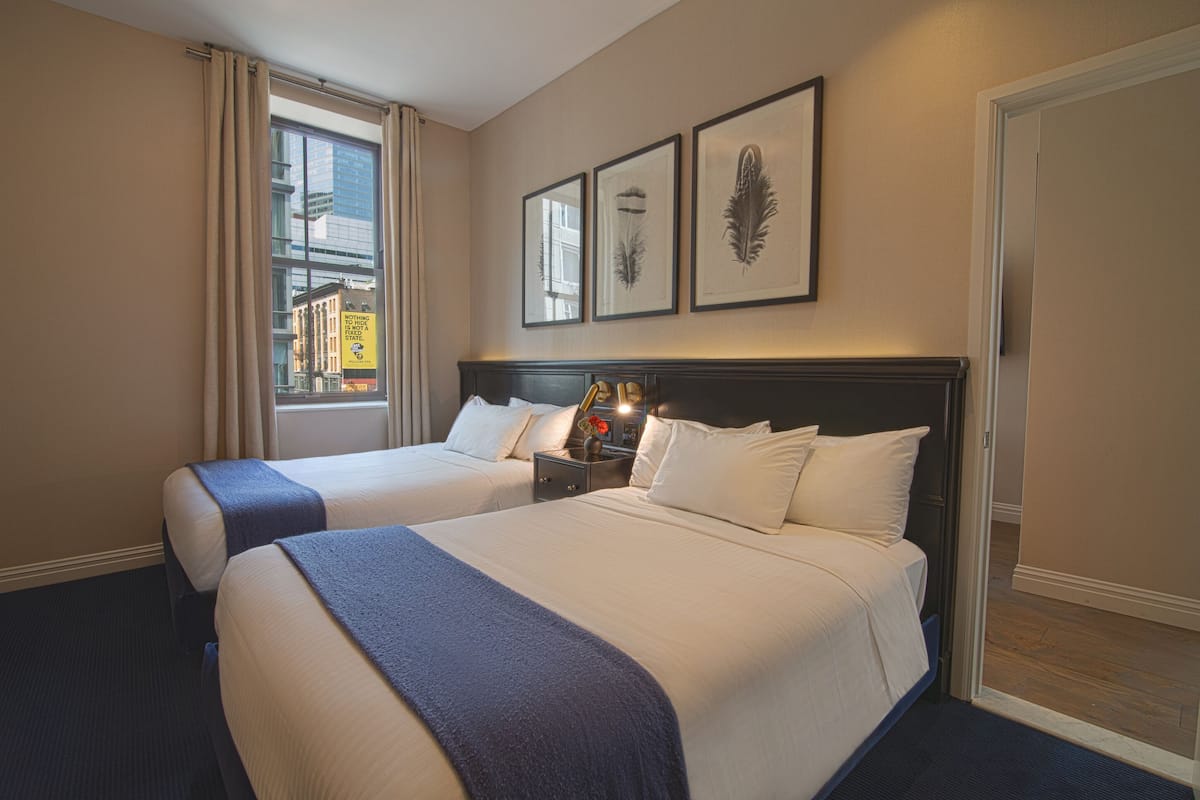 1 bedroom, Frette Italian sheets, hypo-allergenic bedding, down duvets