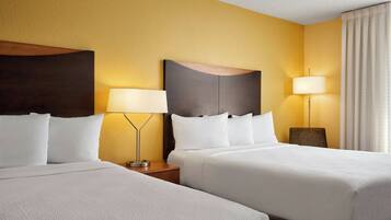 Room, 2 Queen Beds | Premium bedding, desk, laptop workspace, blackout drapes