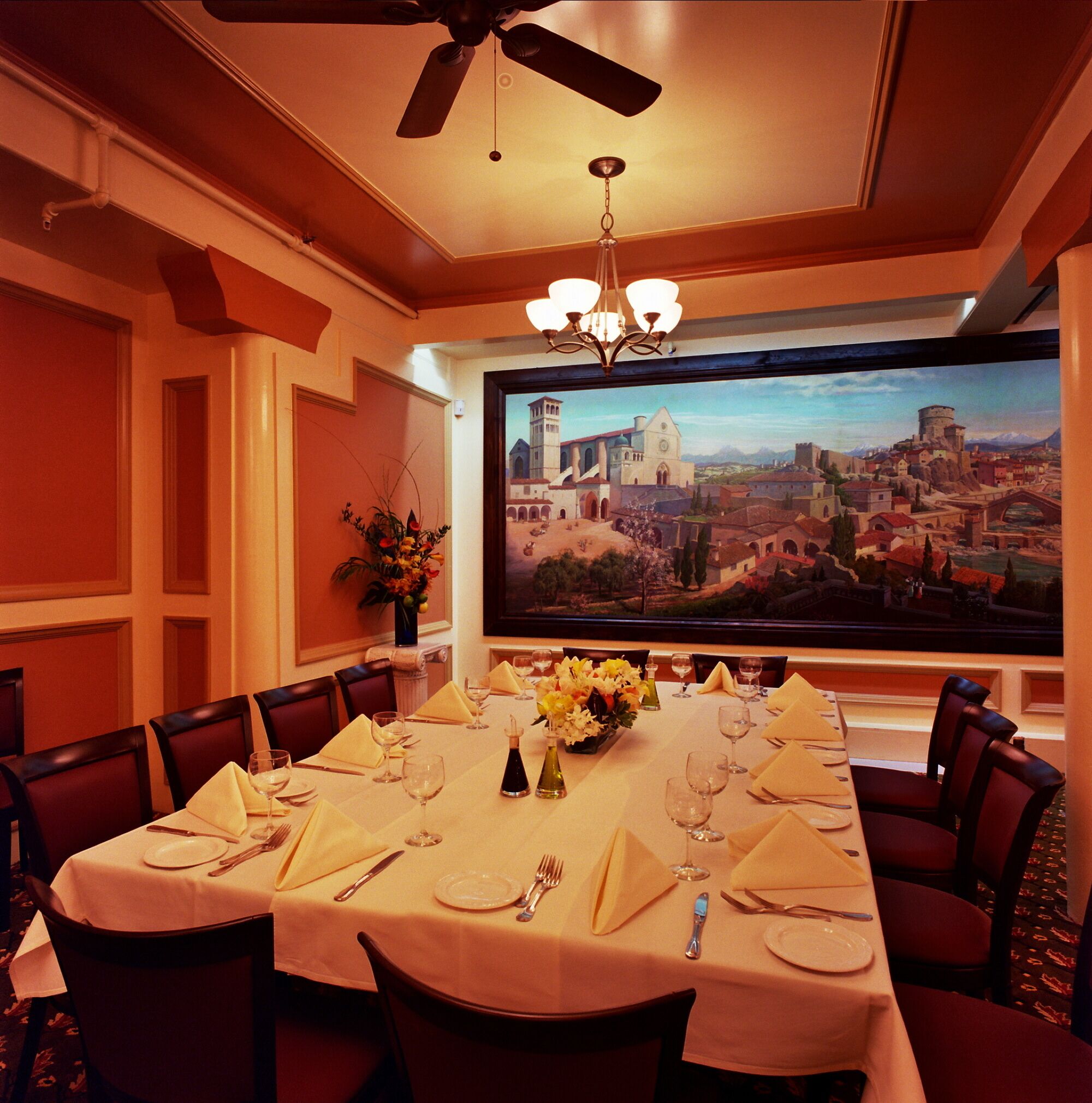 Lunch, dinner, brunch served; Italian cuisine, al fresco dining 